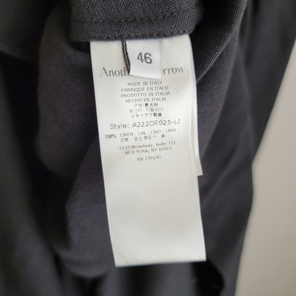 Another Tomorrow Linen Halter Dress size 46 NWT - Picture 8 of 10